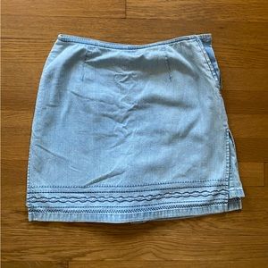 Liz Claiborne Embroidered Mini Skort